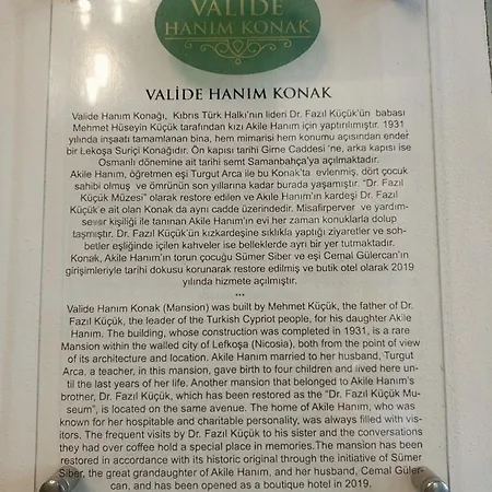 Hotel Valide Hanim Nicosia